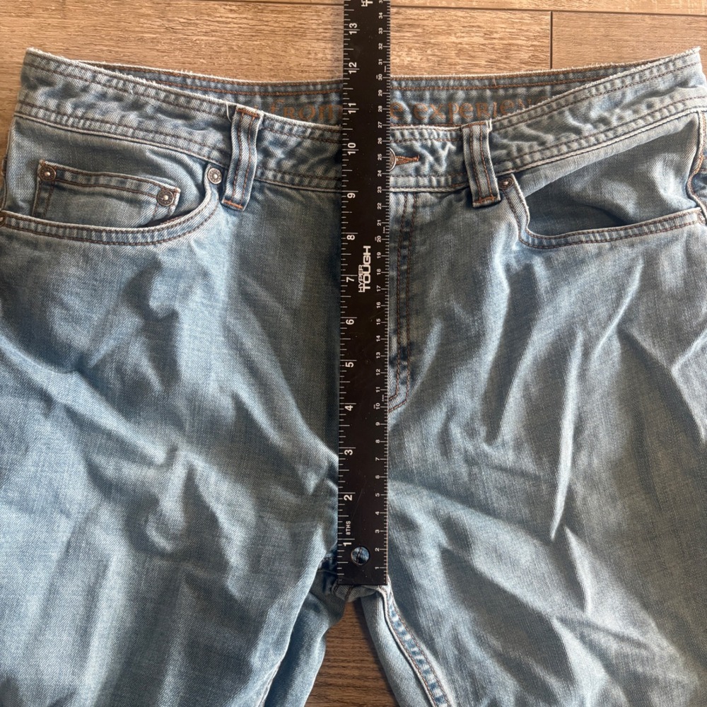 Prana Jeans Mens 33x32 (fits 33x31) Blue Slim Fit Organic Cotton Stretch Denim - Picture 5 of 8